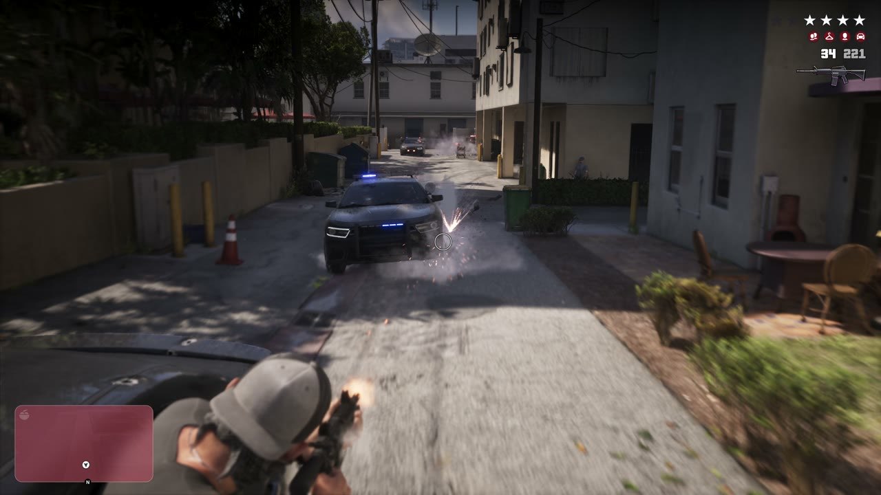 GTA 6 weapons and combat: handing guns over, free aim and no enemies on the minimap